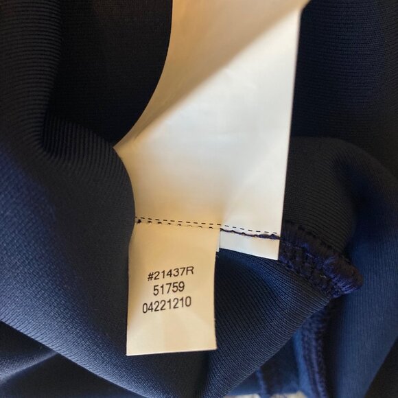 Spanx AirEssentials Pique Polo Midi Dress Medium M Timeless Navy NWT - Picture 7 of 12